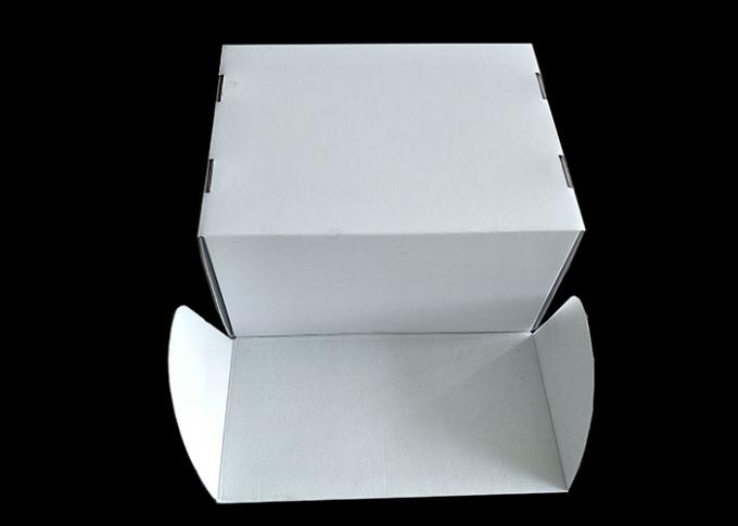 Caixas de empacotamento de dobramento do presente de papel dobrável, caixas de presente de cartão de CorrugatedWhite
