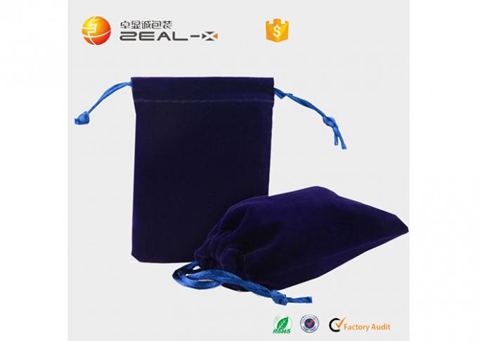 Proteção de empacotamento da joia dos sacos de cordão de veludo da colar delicada popular