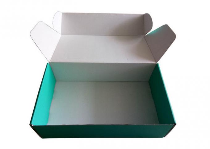 Imprima a fita da caixa de presente do papel azul/inserção da espuma para o empacotamento das sapatas