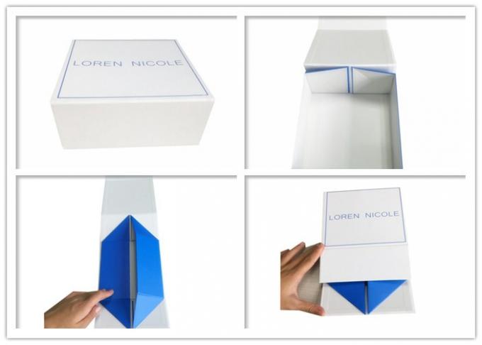 Caixas de presente de dobramento da impressão a cores completa, caixa atual do papel com fechamento do ímã