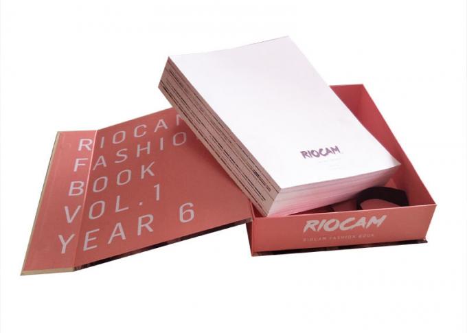Fechamento magnético dado forma livro da cor da impressão de Cmyk do papel do cartão da caixa do compartimento