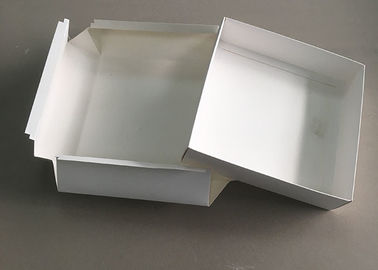 China Quadrado rígido branco da parte superior da tampa da embalagem do chapéu da caixa de vale-oferta do cartão dobrável fábrica