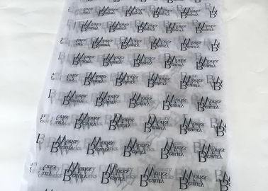 China Papel de envolvimento branco logotipo preto Eco impresso do tecido da cor - sem ácido amigável fábrica