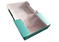 Impressão completa de Matt da caixa de presente do papel azul do teste padrão da gaveta extravagante dada forma fornecedor