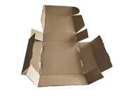 Caixas dobráveis do papel de Brown da laminação da tampa, caixa de presente quadrada dobrável de Brown fornecedor