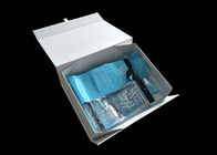 Caixas de presente de dobramento do cartão branco, caixa de presente com a tampa para o armazenamento da extensão do cabelo fornecedor
