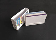 Teste padrão colorido que imprime a caixa rígida com os livros da brochura da tampa que empacotam deslizando a gaveta fornecedor