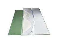 Luz - caixa de presente de papel dobrável verde empilhável para presentes de empacotamento da roupa fornecedor