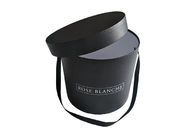 Caixa redonda da flor da cor preta de Pantone, laminação lustrosa Corses da caixa de presente redonda fornecedor