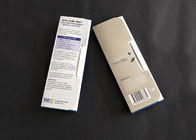 Caixa de presente de cartão pequena do bloco liso, caixa do comprovante de presente para produtos dos cuidados com a pele fornecedor