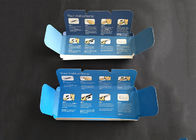Caixa de presente de cartão pequena do bloco liso, caixa do comprovante de presente para produtos dos cuidados com a pele fornecedor
