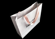 Impressão UV do logotipo dos sacos de compras do Livro Branco do ofício com os sacos do mantimento do papel do punho da fita fornecedor