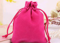Do estilo durável de veludo de cordão dos sacos do algodão da aleta rosa pequeno brandamente colorido fornecedor