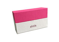 Caixa de presente de carimbo quente do ímã que empacota a superfície Textured com cor cor-de-rosa fornecedor