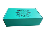 Imprima a fita da caixa de presente do papel azul/inserção da espuma para o empacotamento das sapatas fornecedor