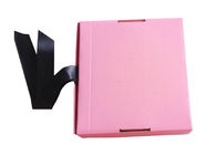 O fechamento cor-de-rosa da fita corrugou a caixa de presente para meninas veste-se/extensão do cabelo fornecedor