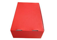 Caixa de presente de papel vermelha luxuosa, caixa de empacotamento ondulada para chapéus/embalagem da decoração fornecedor