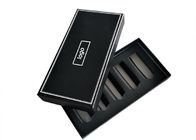 Perfume preto do cartão das caixas de presente matte do bloco liso da laminação que empacota com inserção fornecedor