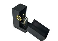 2 lados abrem as caixas Textured preto do papel de embrulho do perfume personalizadas com inserção de EVA fornecedor
