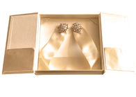 As caixas de presente decorativas do convite do casamento 2 lados abertos projetam com fita fornecedor