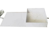 Da fita branca de papel da caixa de presente do cartão impressão retangular de dobramento de Panton da forma fornecedor