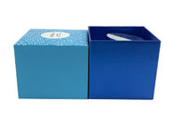 O revestimento UV de empacotamento do recipiente do frasco do creme dos cuidados com a pele da tampa azul e da caixa baixa 50ml surge fornecedor