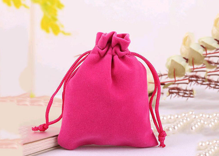 Do estilo durável de veludo de cordão dos sacos do algodão da aleta rosa pequeno brandamente colorido fornecedor