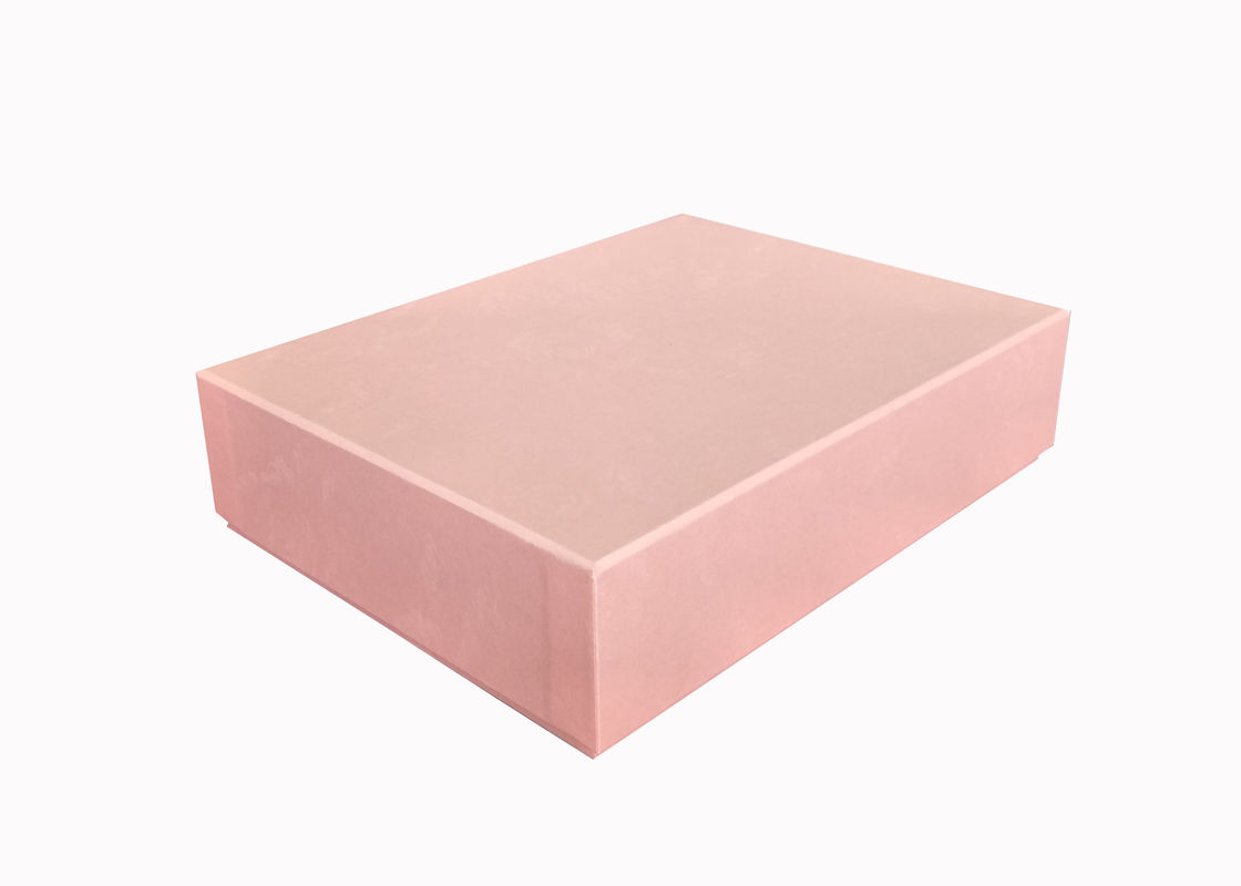 Tampa cor-de-rosa elegante e caixas baixas, caixas de presente de cartão personalizadas do tamanho para o álbum fornecedor