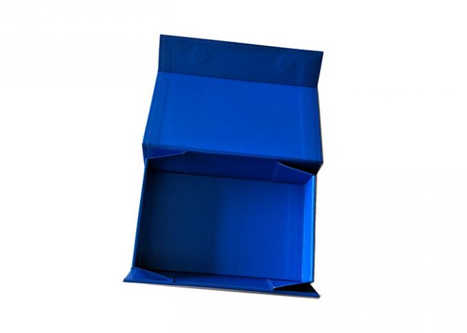 Obscuridade pura - caixas de presente de dobramento da cor azul para o empacotamento do fato da roupa