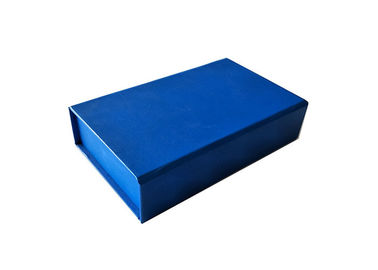 China Obscuridade pura - caixas de presente de dobramento da cor azul para o empacotamento do fato da roupa fábrica