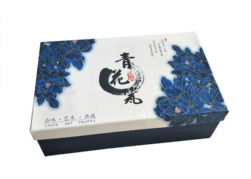 Empacotamento colorido impresso da tampa e do presente do grupo de chá do estilo chinês de caixas baixas fornecedor