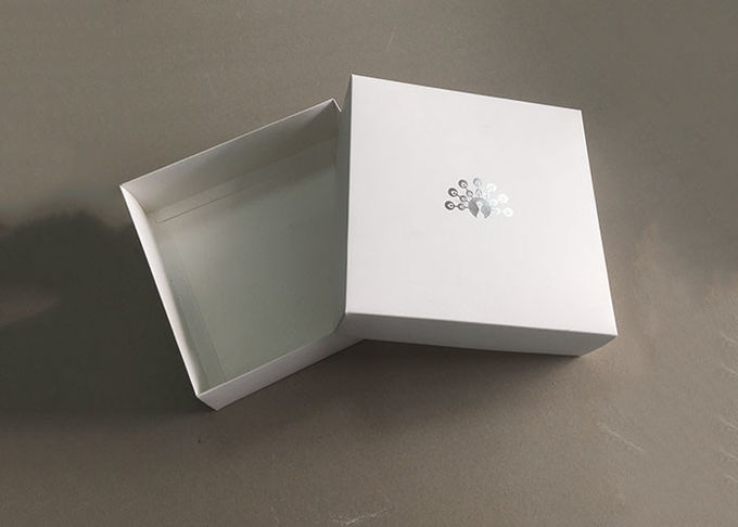 a cor completa branca de caixa de papel do cartão 350gsm imprimiu o tamanho personalizado